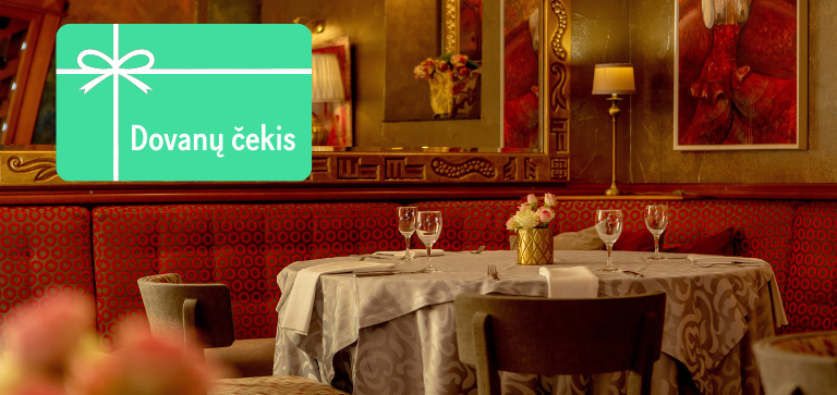 Dovanų čekis nuo 15 €