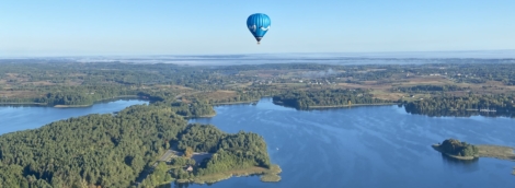 Skrydis Makaliaus oro balionu dovana