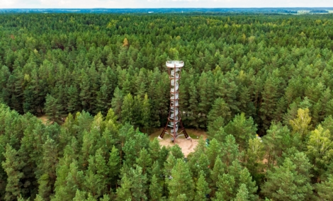 Ką veikti Molėtuose, Mindūnų apžvalgos bokštas 2