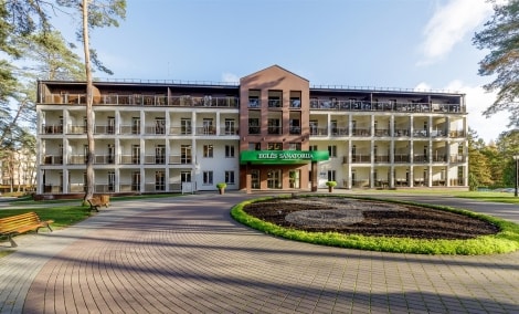 Eglės sanatorija Birštonas fasadas