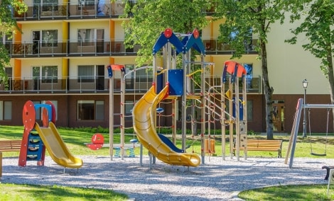 Eglės sanatorija, Birštonas, vaikų aikštelė