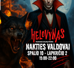 Helovinas Vilniaus Kalnų parke „Nakties valdovai“
