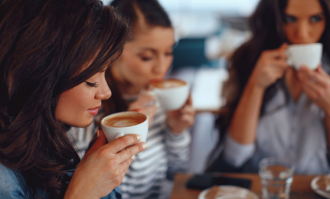 Mergvakaris, kavos degustacija