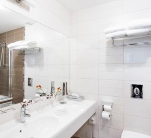 mabre residence hotel vonios kambarys