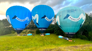 Makaliaus oro balionas, trys balionai