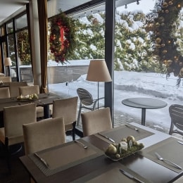 Margis, Trakai, žiemą restoranas