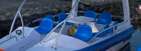 Elektrinis vandens dviratis Trakuose 2