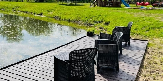 Obuolių sala, ežeras