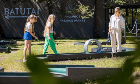 Palangos vasaros parkas, mini golfas