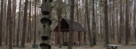 Pasakų parkas pavėsinė