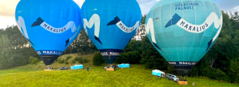 makaliaus oro balionas trys balionai 2