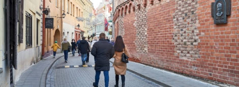 Romantic Vilnius orientacinės ekskursijos Stiklių street