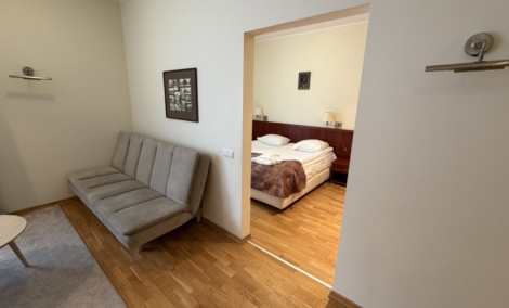 Royal SPA Birštonas mini apartamentai svetainė ir dalis miegamojo 