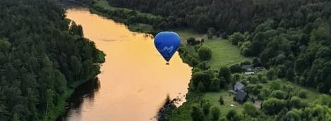 Skrydis oro balionu Birštone 3