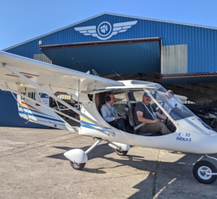 Skrydis lėktuvu, Kaunas