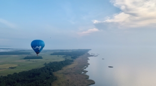 Skrydis oro balionu Klaipėdoje 2