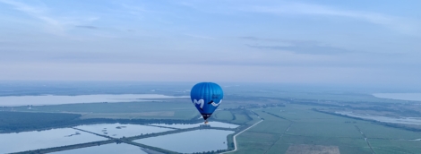 Skrydis oro balionu Klaipėdoje