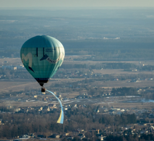 Skrydis oro balionu Vilniuje 4