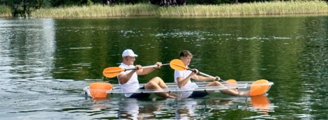 Skaidri baidarė Trakuose, Mindaugo laivai