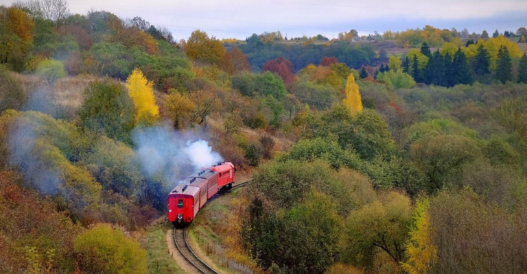Kelionė siauruku prie ežero